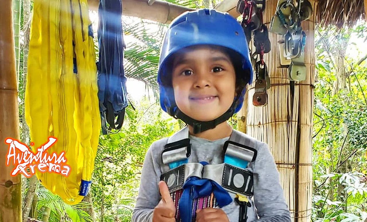 Filobobos-02 Los niños también disfrutan de la aventura en Filobobos, Veracruz